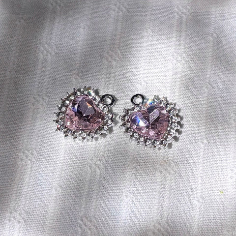 Sparkling Rhinestone Heart Pendant