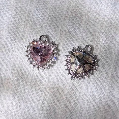 Sparkling Rhinestone Heart Pendant