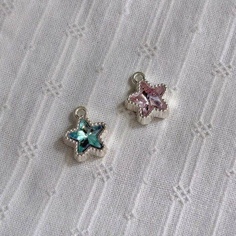 Silver-plated Star Pendant Charm