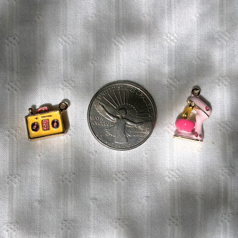 Mini Furniture Metal Charm Set