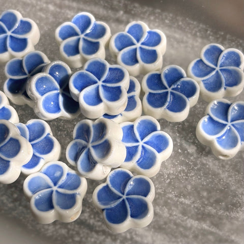 Ceramic Sakura Beads