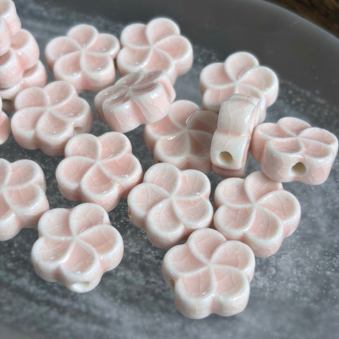 Ceramic Sakura Beads