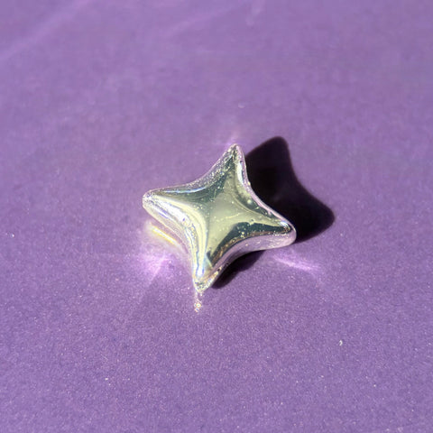 Hematite Cross Star Beads