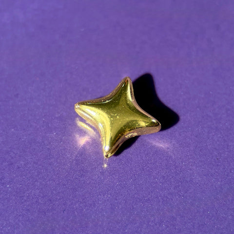 Hematite Cross Star Beads