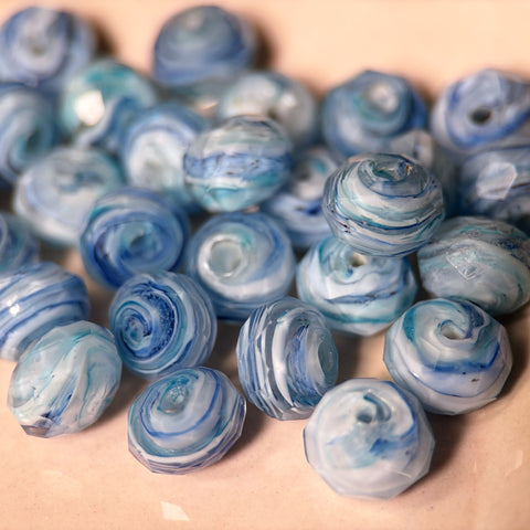 Swirl Glass Beads