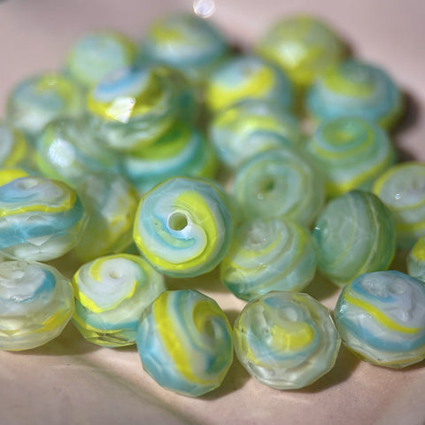 Swirl Glass Beads
