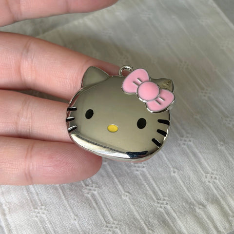 Stainless Steel Kitty Pendant