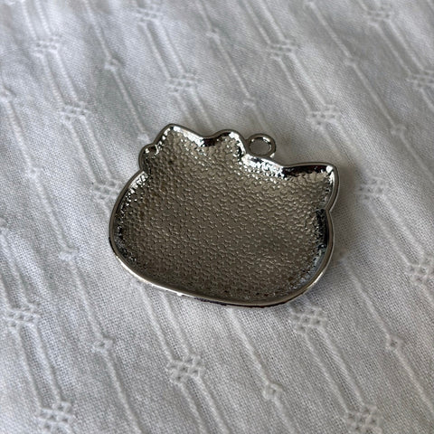 Stainless Steel Kitty Pendant