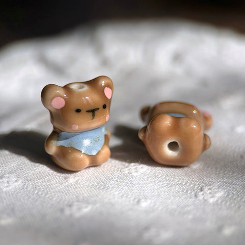 Ceramic Bear Beads