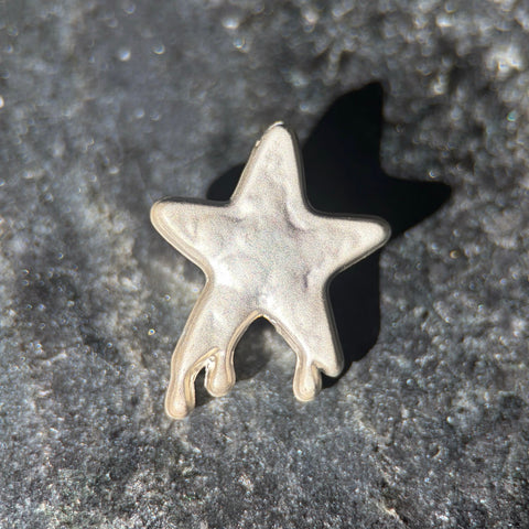 Melting Star Metal Beads