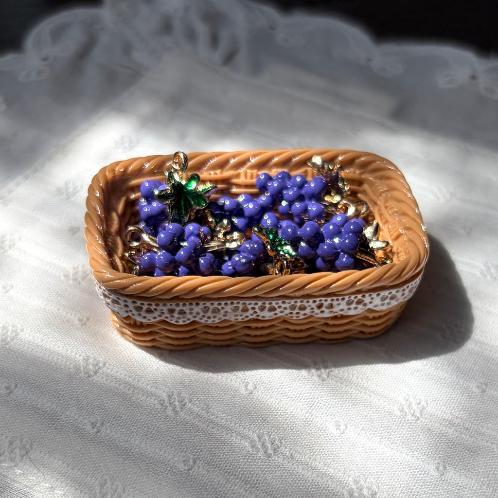 Tropical Fruit Enamel Pendant Charm