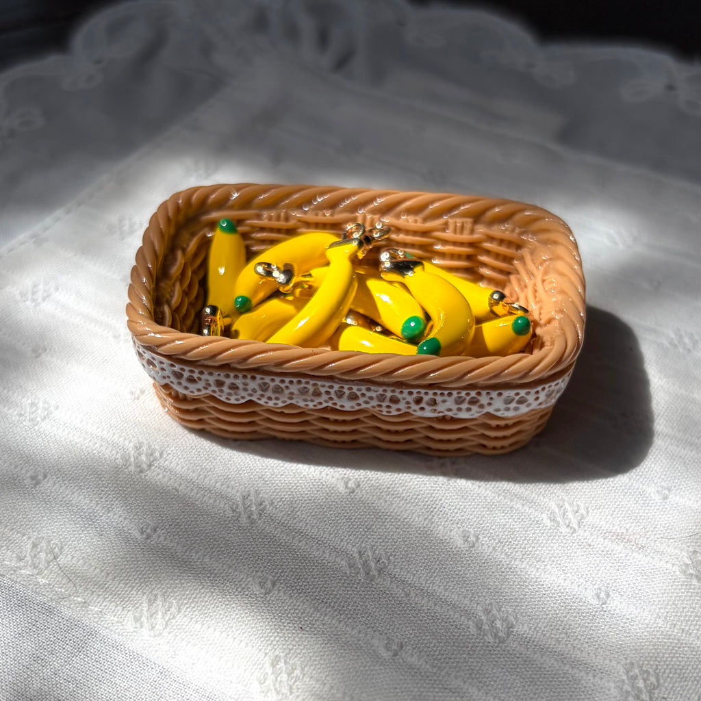 Tropical Fruit Enamel Pendant Charm