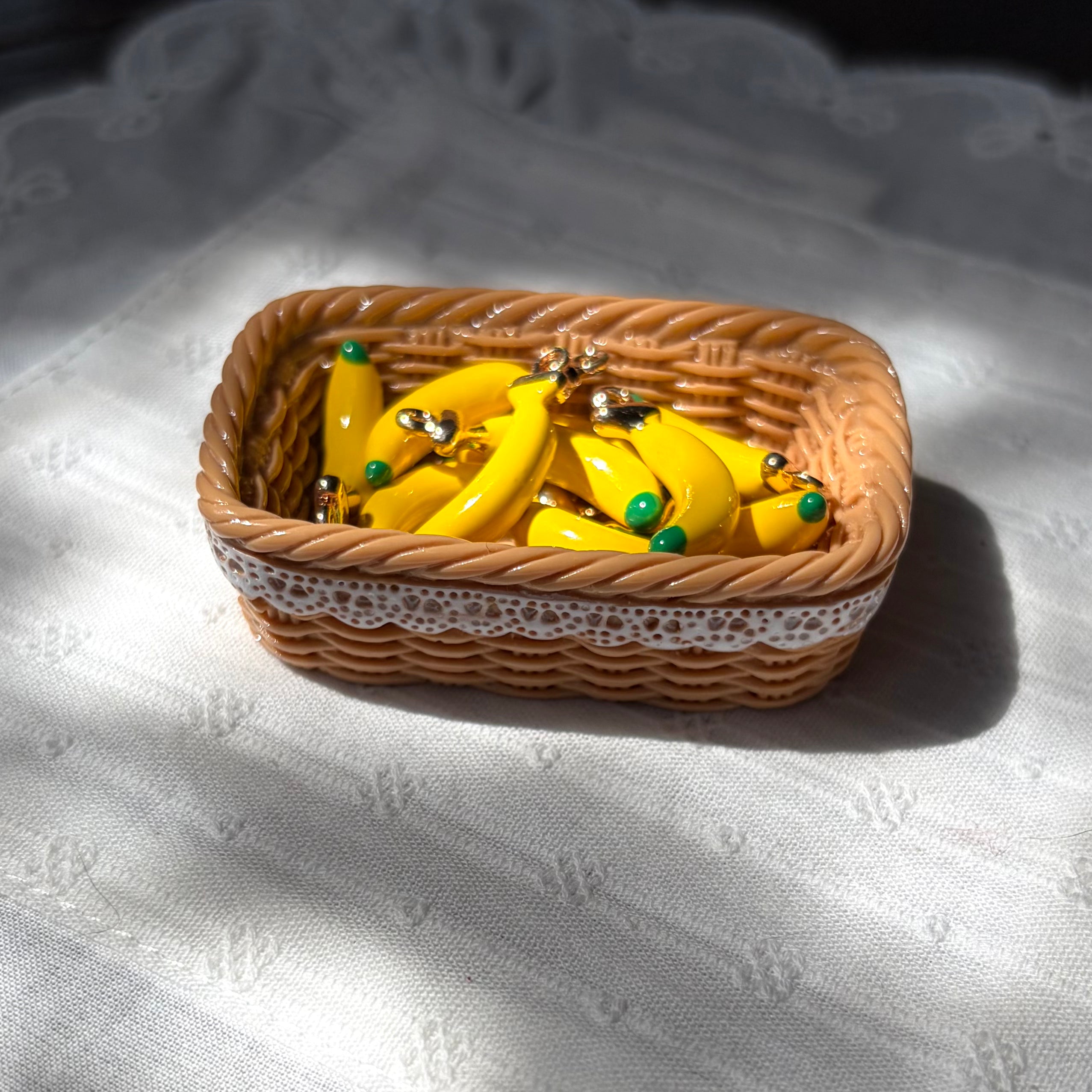 Tropical Fruit Enamel Pendant Charm