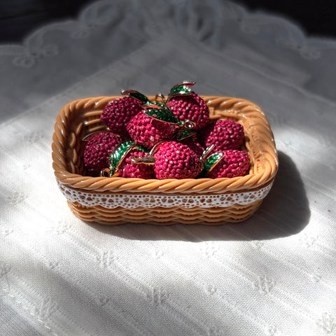 Tropical Fruit Enamel Pendant Charm