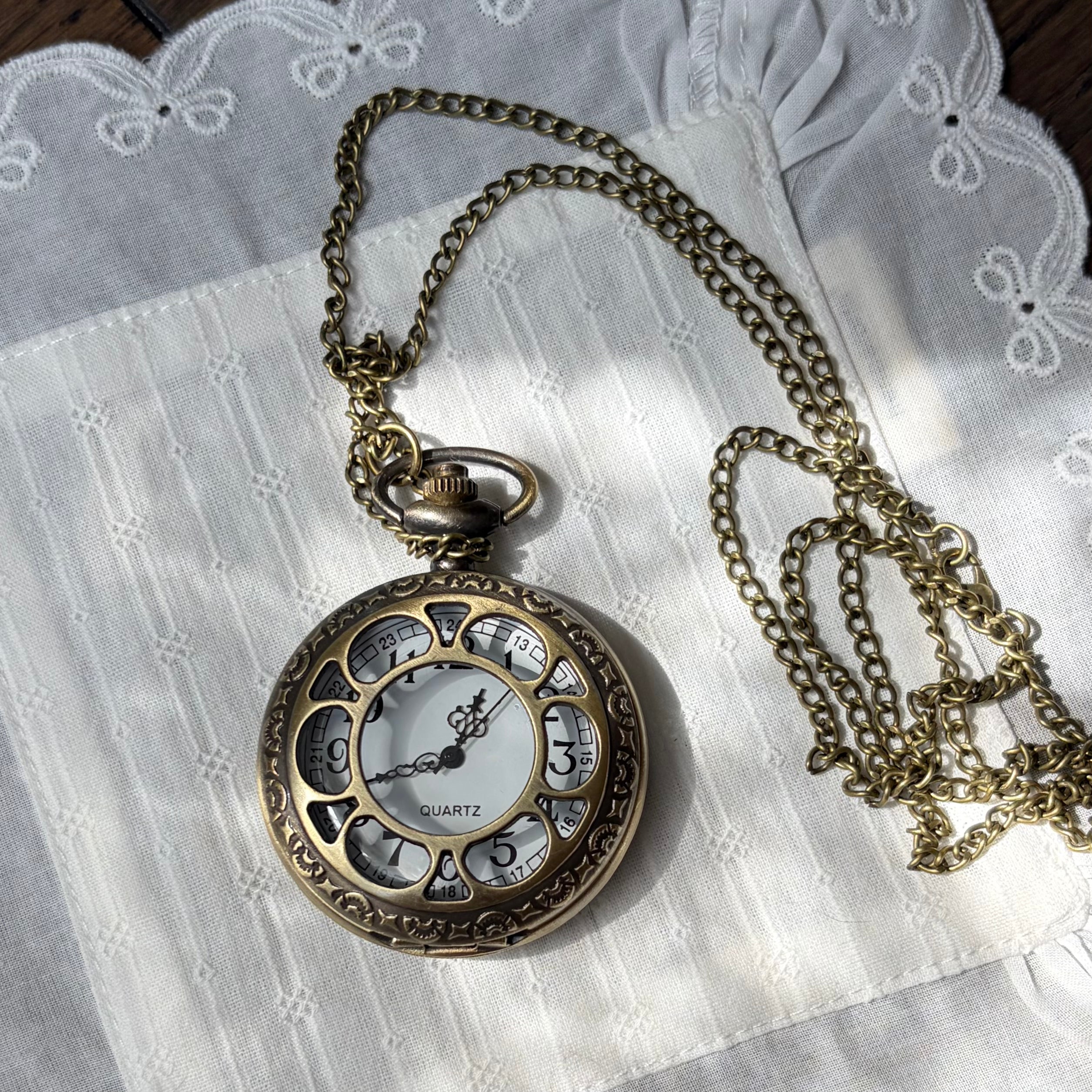 Vintage Pocket Watch Charm