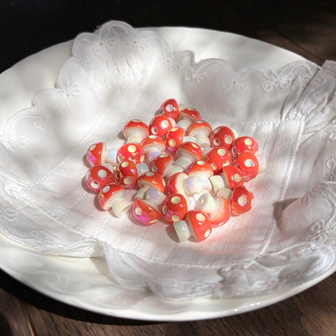 Forest Mushroom Beads