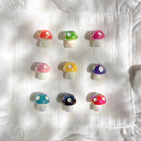 Forest Mushroom Beads