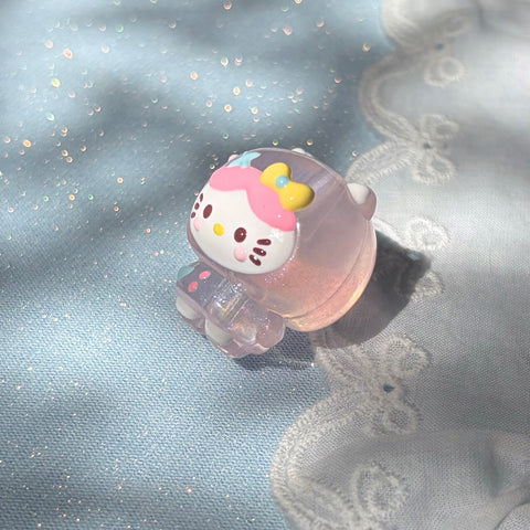 Raincoat Hello Kitty Glittery Beads