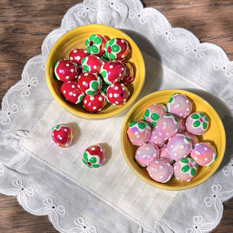 Multi-Layered Strawberry Beads