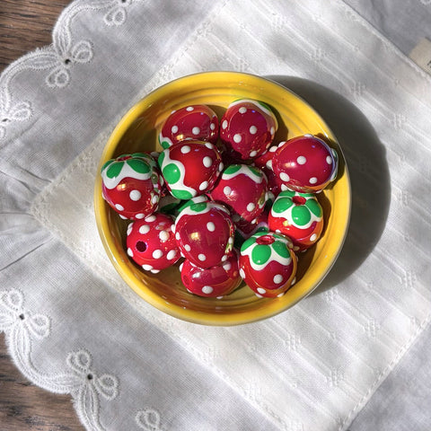 Multi-Layered Strawberry Beads
