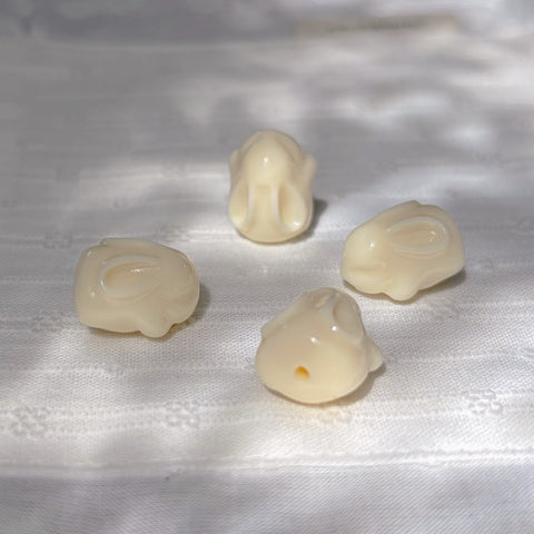 Shell Powder Bunny Beads
