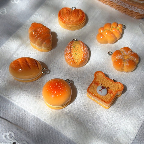Boulangerie Bread Pendant Charm Set
