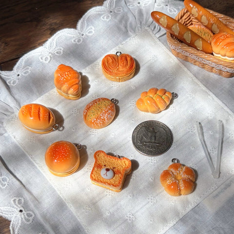 Boulangerie Bread Pendant Charm Set