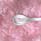 Glittery Pink Angel Wing Beads