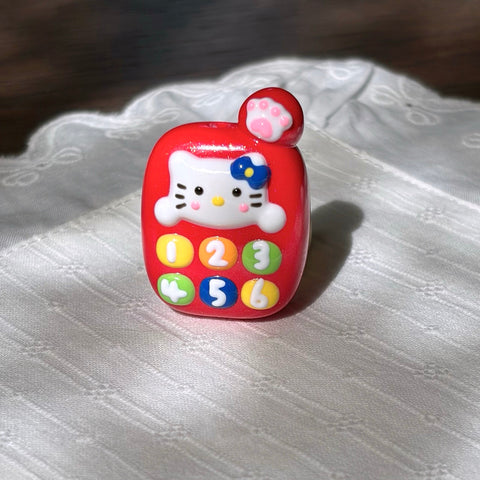 Hello Kitty Cell Phone Beads