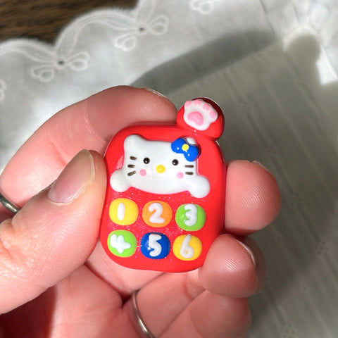 Hello Kitty Cell Phone Beads