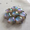 Glittery & Jelly Effect Star Beads in Black