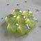 Glittery & Jelly Effect Star Beads in Green