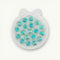 Jelly-Core Round Beads in Blue