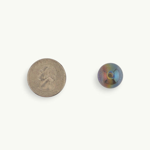 Galaxy Round Beads in Black