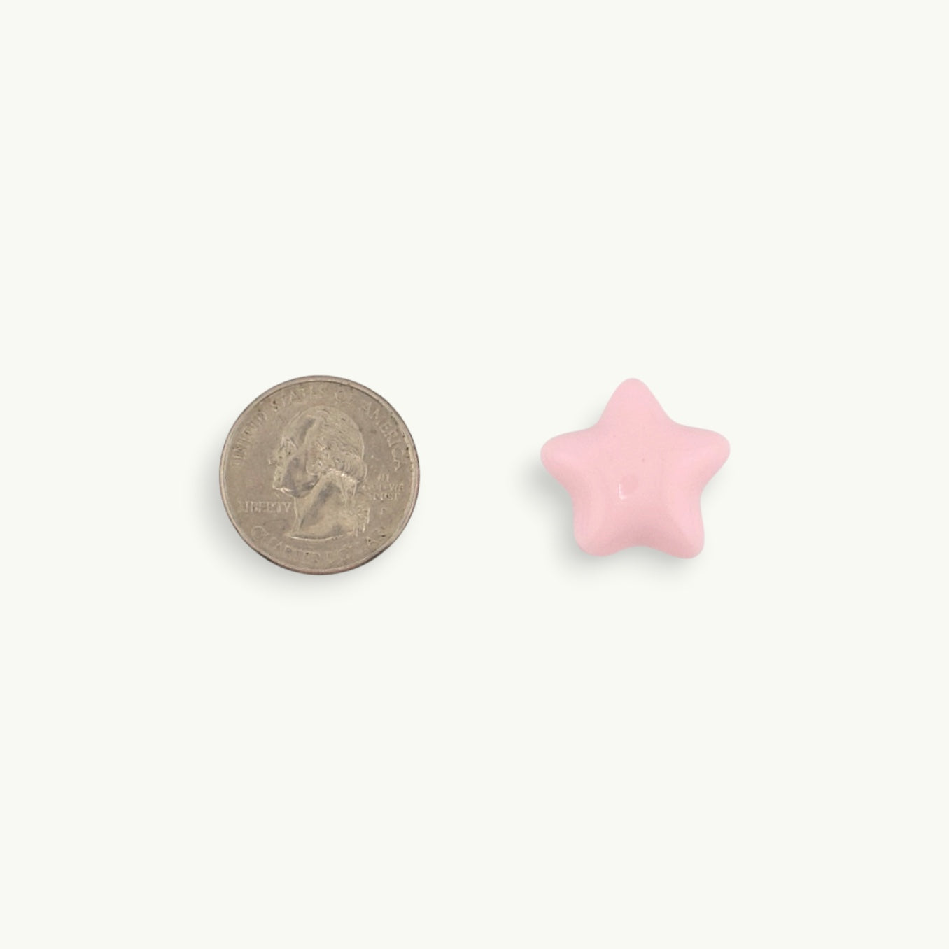 Chunky Star Beads in Pink