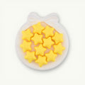 Chunky Star Beads in Yellow