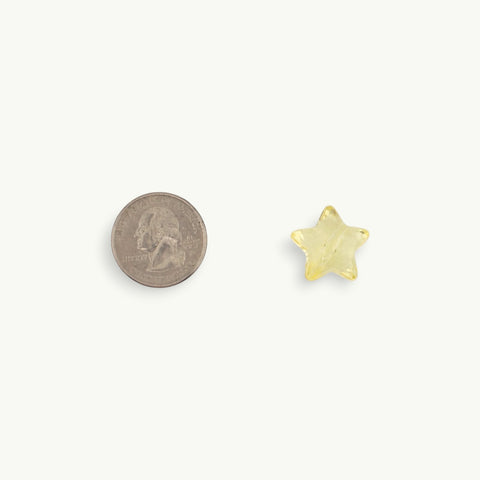Crystal Chunky Star Beads in Golden