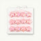Coated Star Beads in Pink