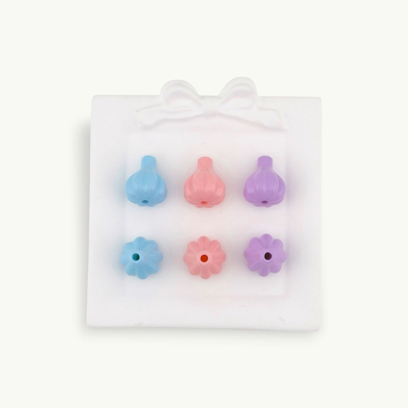 Macaron Vase Through Hole Beads