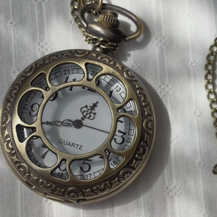 Vintage Pocket Watch Charm